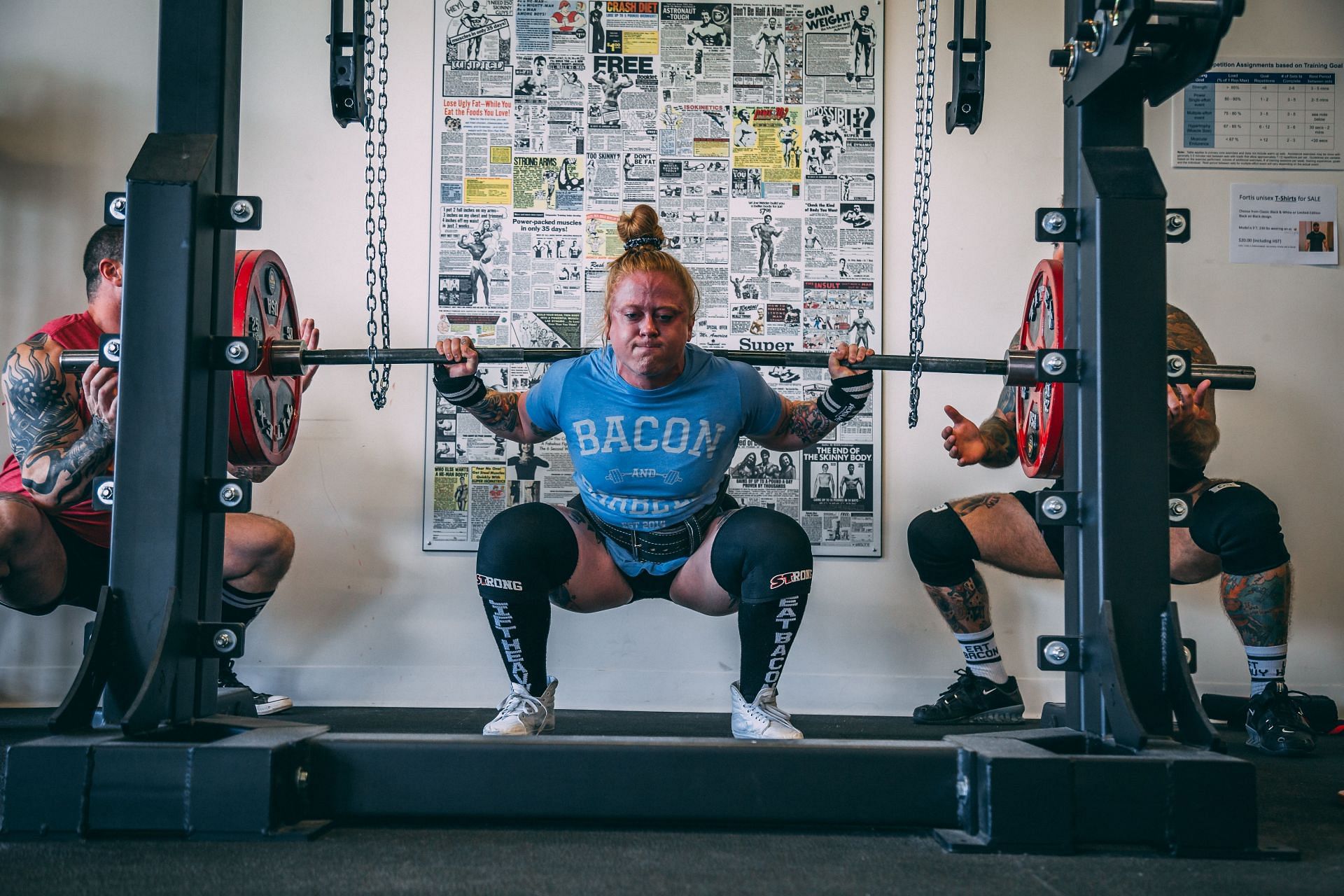 Split squats (Image via Unsplash/Alora Griffiths)